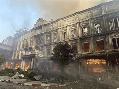 Samsun မှာရှိတဲ့ ဗလီမှာ မီးလောင်မှုကြီး ဖြစ်ပွားခဲ့ပါတယ်။